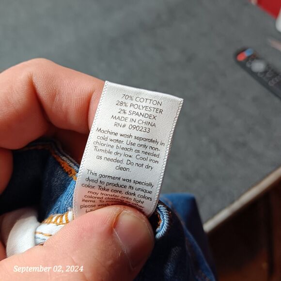 Pacsun Jeans Women‎ 25 Short Blue Super High Rise Skinniest Stretch Pants - Picture 7 of 12